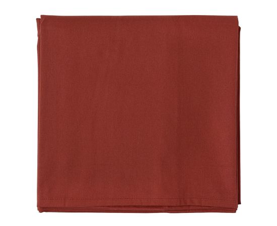 Скатерть из хлопка терракотового цвета из коллекции Prairie, 170х170 см, Tkano, фото 