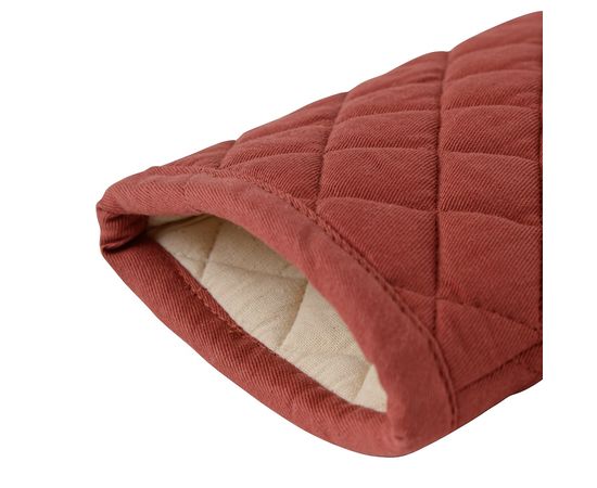 Прихватка-варежка из хлопка терракотового цвета из коллекции Prairie, 33х17,5 см, Tkano, фото , изображение 3