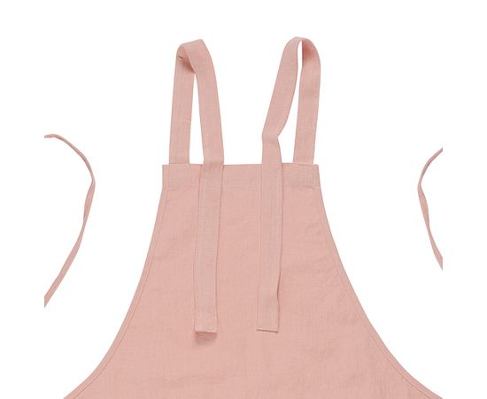 Фартук из умягченного льна розово-пудрового цвета из коллекции Essential, 82х70 см, Tkano, фото , изображение 5
