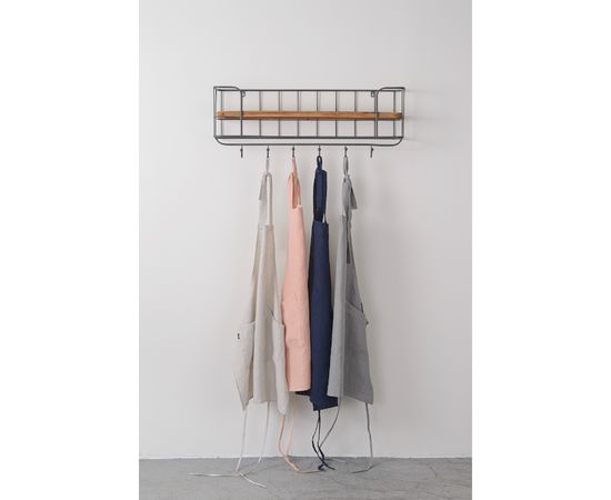 Фартук из умягченного льна серого цвета Essential, 70х82 см, Tkano, фото , изображение 2