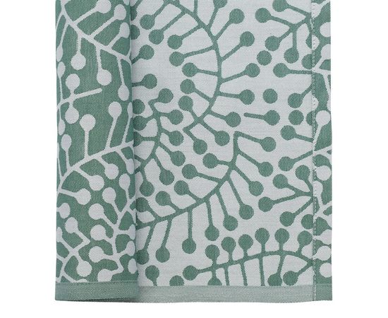 Салфетка из хлопка зеленого цвета с рисунком Спелая смородина, Scandinavian touch, 53х53см, Tkano, фото , изображение 6