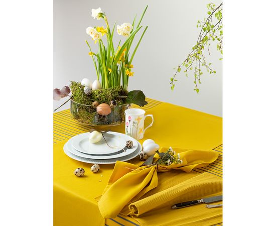 Салфетка сервировочная из хлопка горчичного цвета из коллекции Prairie, 45х45 см, Tkano, фото , изображение 5 Салфетка сервировочная из хлопка горчичного цвета из коллекции Prairie, 45х45 см, Tkano, фото , изображение 5