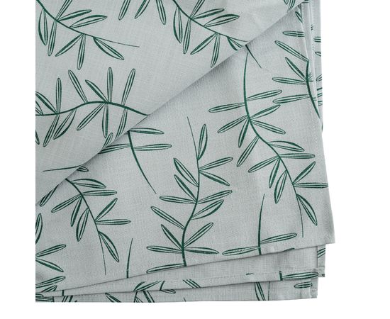 Скатерть на стол из хлопка с графичным принтом Папоротник Russian North, 150х250 см, Tkano, фото , изображение 7