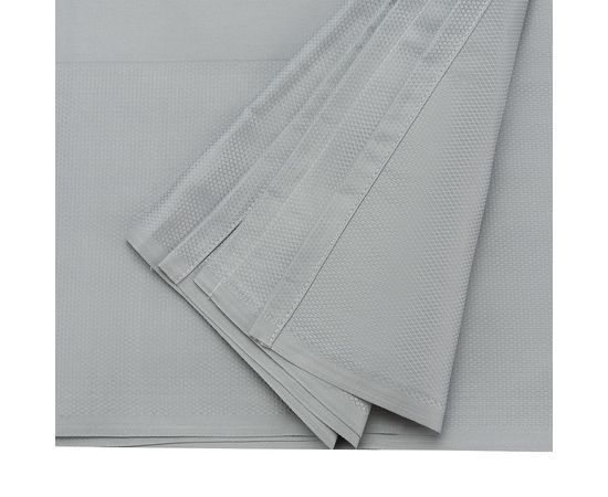 Скатерть классическая серого цвета из хлопка из коллекции Essential, 180х180 см, Tkano, фото , изображение 2