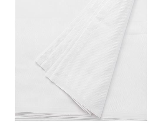 Скатерть классическая белого цвета из хлопка из коллекции Essential, 180х260 см, Tkano, фото , изображение 2