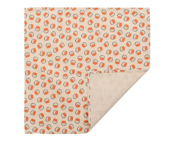 Салфетка сервировочная из хлопка с графичным принтом Ягоды Russian North, 45х45 см, Tkano, фото 