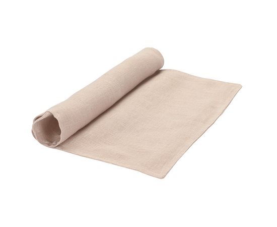 Салфетка под приборы из стираного льна бежевого цвета из коллекции Essential, 35х45 см, Tkano, фото , изображение 2 Салфетка под приборы из стираного льна бежевого цвета из коллекции Essential, 35х45 см, Tkano, фото , изображение 2