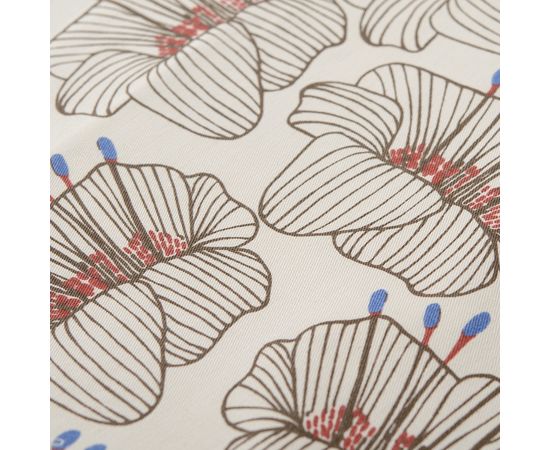 Скатерть из хлопка молочного цвета с принтом Цветы из коллекции Prairie, 170х170 см, Tkano, фото , изображение 2