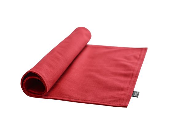 Салфетка под приборы красного цвета из хлопка Russian North, 35х45 см, Tkano, фото , изображение 3