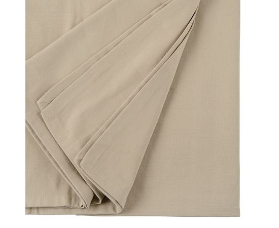 Скатерть из хлопка бежевого цвета из коллекции Essential, 170х170 см, Tkano, фото , изображение 4