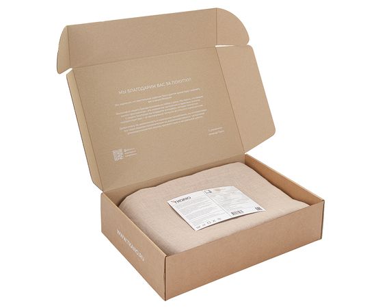 Скатерть из стираного льна бежевого цвета из коллекции Essential, 150х250 см, Tkano, фото , изображение 6