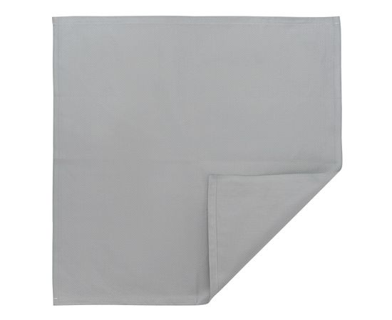 Салфетка серого цвета с фактурным рисунком из хлопка из коллекции Essential, 53х53см, Tkano, фото 