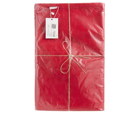 Скатерть на стол из хлопка красного цвета Russian North, 150х250 см, Tkano, фото , изображение 8