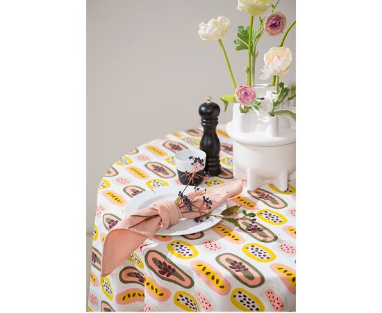 Салфетка под приборы из умягченного льна розово-пудрового цвета из коллекции Essential, 35х45 см, Tkano, фото , изображение 6 Салфетка под приборы из умягченного льна розово-пудрового цвета из коллекции Essential, 35х45 см, Tkano, фото , изображение 6