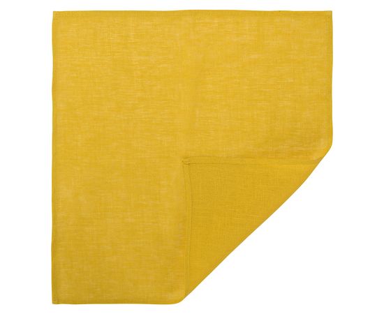 Салфетка сервировочная из стираного льна горчичного цвета из коллекции Essential, 45х45 см, Tkano, фото  Салфетка сервировочная из стираного льна горчичного цвета из коллекции Essential, 45х45 см, Tkano, фото
