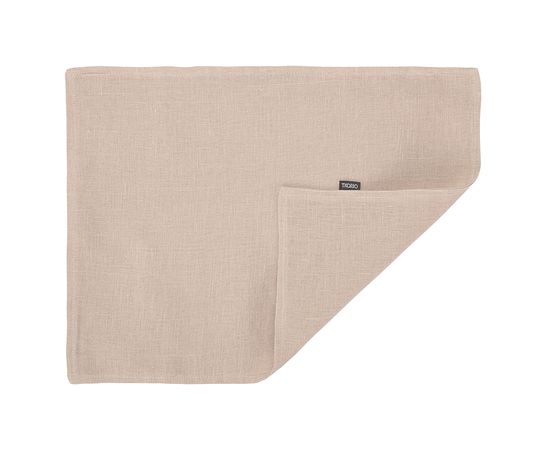 Салфетка под приборы из стираного льна бежевого цвета из коллекции Essential, 35х45 см, Tkano, фото  Салфетка под приборы из стираного льна бежевого цвета из коллекции Essential, 35х45 см, Tkano, фото