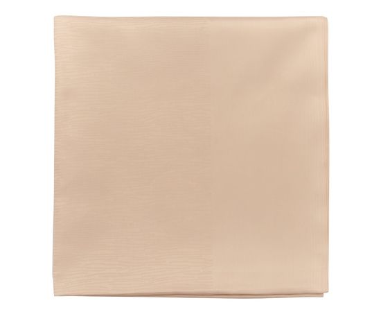Скатерть жаккардовая бежевого цвета из хлопка с вышивкой из коллекции Essential, 180х180 см, Tkano, фото 