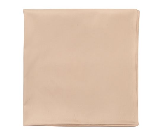 Скатерть бежевого цвета с фактурным жаккардовым рисунком из хлопка из коллекции Essential, 180х180 см, Tkano, фото 