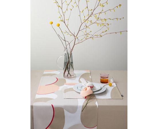 Скатерть из хлопка бежевого цвета из коллекции Essential, 170х250 см, Tkano, фото , изображение 6