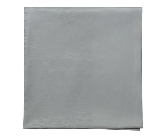 Скатерть жаккардовая серого цвета из хлопка с вышивкой из коллекции Essential, 180х180 см, Tkano, фото 