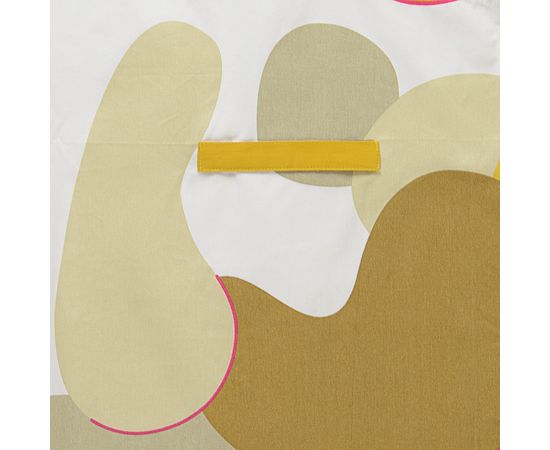 Фартук из хлопка горчичного цвета с авторским принтом из коллекции Freak Fruit, 85х70 см, Tkano, фото , изображение 3