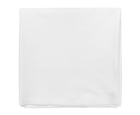 Скатерть классическая белого цвета из хлопка из коллекции Essential, 180х180 см, Tkano, фото 