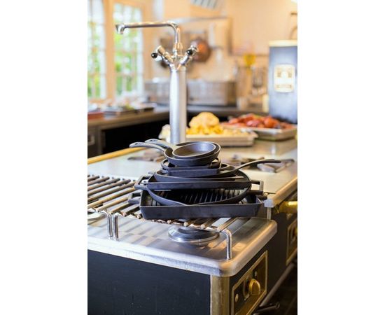 Вок круглый чугунный, 38 см, LAVA, фото , изображение 5