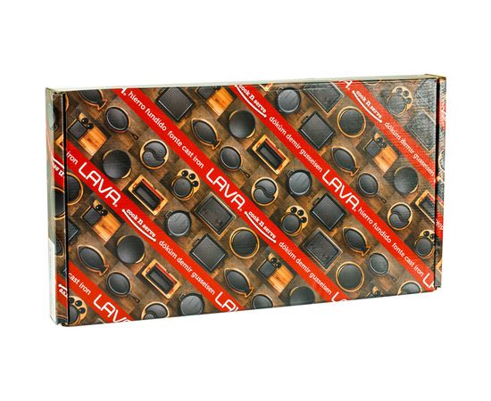 Сковорода-гриль чугунная, 26*26 см, LAVA, фото , изображение 12