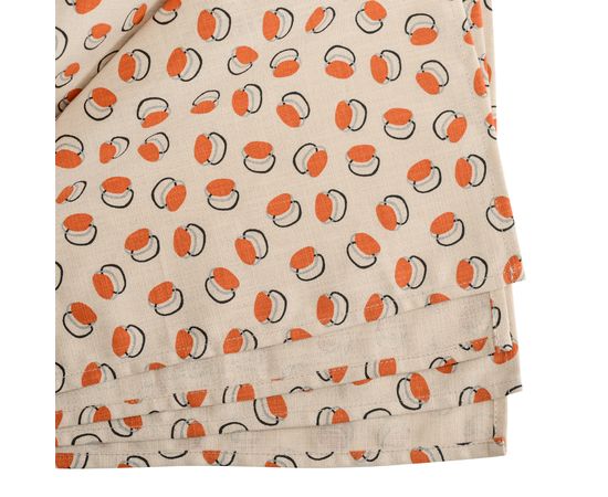 Скатерть на стол из хлопка с графичным принтом Ягоды Russian North, 150х250 см, Tkano, фото , изображение 3