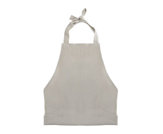 Фартук из умягченного льна бежевого цвета, 70х82 см, Tkano, фото , изображение 4