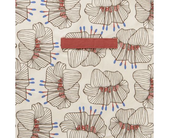 Фартук из хлопка молочного цвета с принтом Цветы из коллекции Prairie, 85х70 см, Tkano, фото , изображение 3