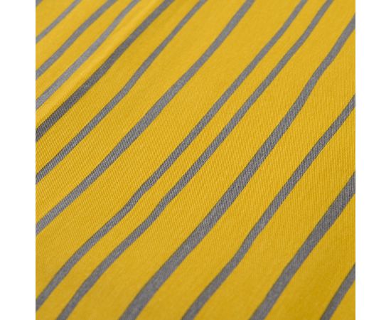 Скатерть из хлопка горчичного цвета с принтом Полоски из коллекции Prairie, 170х170 см, Tkano, фото , изображение 3