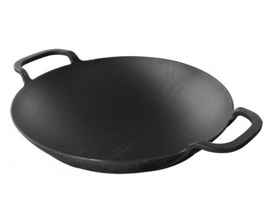 Вок круглый чугунный, 38 см, LAVA, фото 