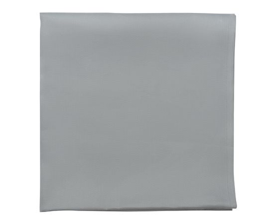 Скатерть серого цвета с фактурным жаккардовым рисунком из хлопка из коллекции Essential, 180х180 см, Tkano, фото 