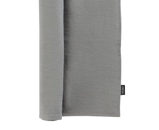 Салфетка двухсторонняя под приборы из умягченного льна серого цвета Essential, 35х45 см, Tkano, фото , изображение 2 Салфетка двухсторонняя под приборы из умягченного льна серого цвета Essential, 35х45 см, Tkano, фото , изображение 2