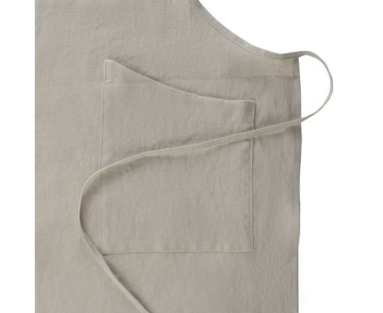 Фартук из умягченного льна бежевого цвета, 70х82 см, Tkano, фото , изображение 5