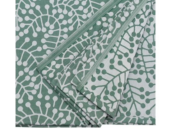 Скатерть из хлопка зеленого цвета с рисунком Спелая смородина, Scandinavian touch, 180х260см, Tkano, фото , изображение 6