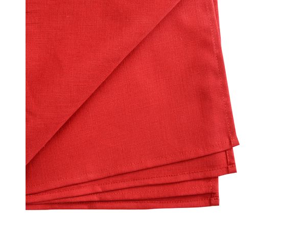 Скатерть на стол из хлопка красного цвета Russian North, 150х250 см, Tkano, фото , изображение 7