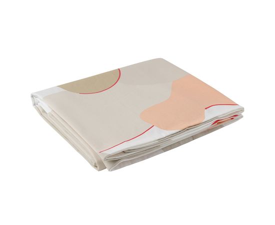 Скатерть из хлопка бежевого цвета с авторским принтом из коллекции Freak Fruit, 170х250 см, Tkano, фото , изображение 4