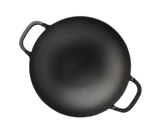 Вок круглый чугунный, 38 см, LAVA, фото , изображение 4