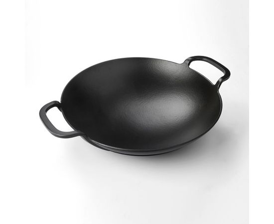 Вок круглый чугунный, 38 см, LAVA, фото , изображение 2