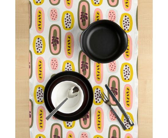 Дорожка на стол с принтом Passion Fruit из коллекции Wild, 45х150 см, Tkano, фото , изображение 2