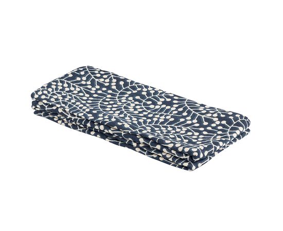 Набор из двух муслиновых полотенец темно-синего цвета с принтом Спелая Смородина из коллекции Scandinavian touch, 50х70 см, Tkano, фото , изображение 3