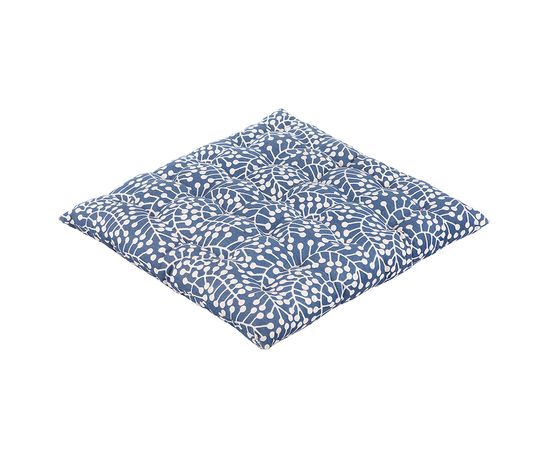 Подушка на стул темно-синего цвета с принтом Спелая Смородина из коллекции Scandinavian touch, 40х40 см, Tkano, фото , изображение 4