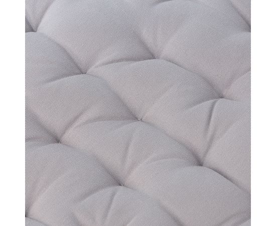 Подушка на стул круглая из хлопка серого цвета из коллекции Essential, 40 см, Tkano, фото , изображение 3