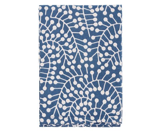 Набор из двух салфеток сервировочных темно-синего цвета с принтом Спелая Смородина из коллекции Scandinavian touch, 45х45 см, Tkano, фото 