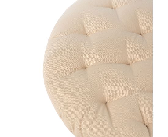 Подушка на стул круглая из хлопка бежевого цвета из коллекции Essential, 40 см, Tkano, фото , изображение 2