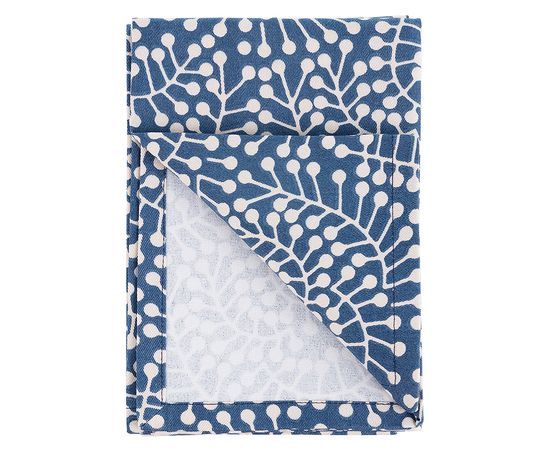 Набор из двух салфеток сервировочных темно-синего цвета с принтом Спелая Смородина из коллекции Scandinavian touch, 45х45 см, Tkano, фото , изображение 2