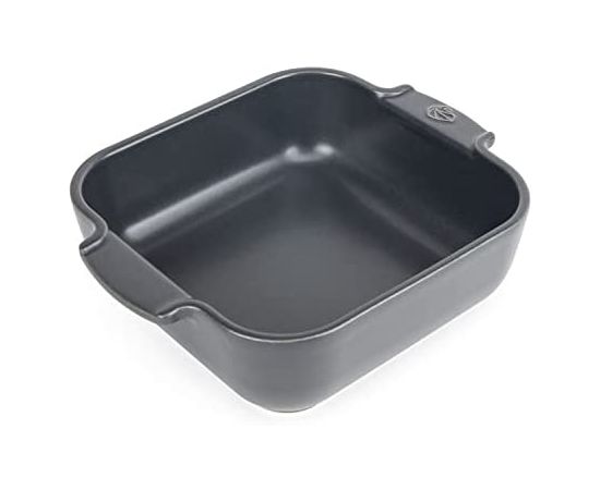 Форма для запекания квадратная SLATE 1,1 л, 21 см, серый, Peugeot, фото 