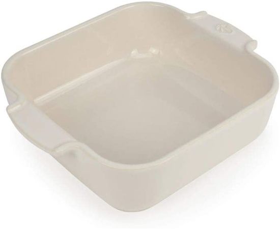 Форма для запекания квадратная ECRU 1,1 л, 21 см, слоновая кость, Peugeot, фото 